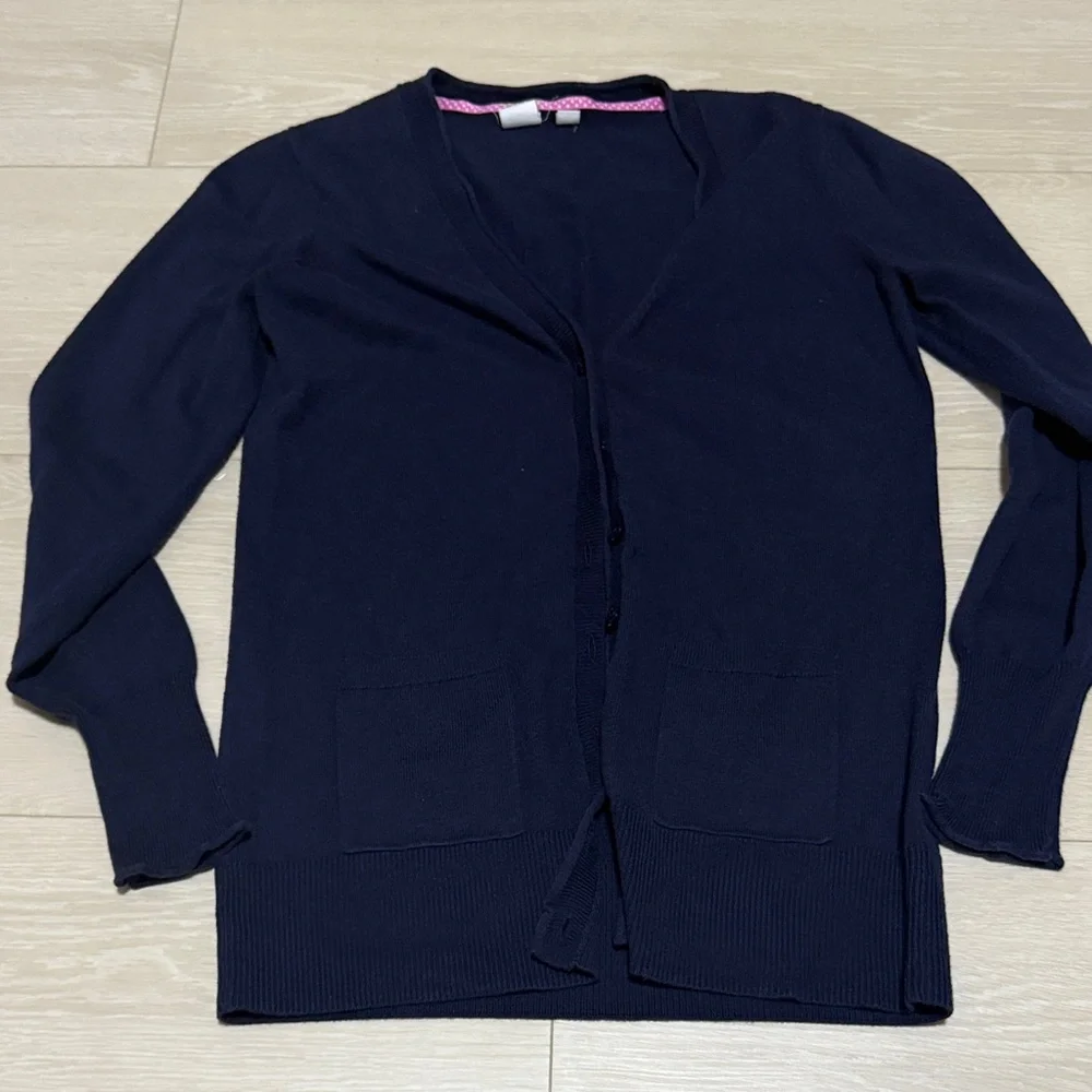 3/$10 GAP Dark Blue Kids Button Down Cardigan - Picture 4 of 7